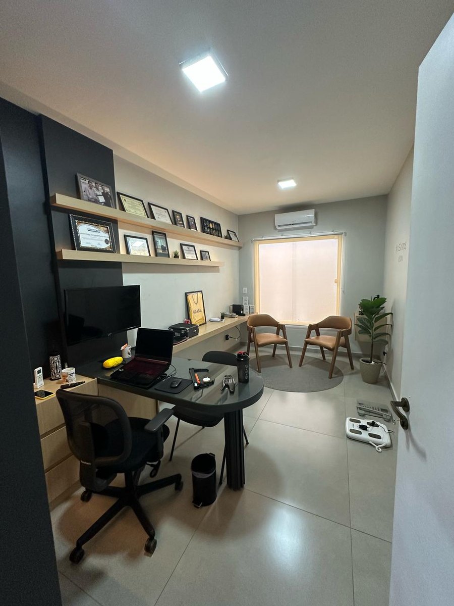 Sala de atendimento do consultório, onde acontece a avaliação